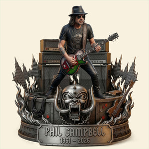 Rock Legend Guitarist Acrylic Plaque - Personalized Gifts For Music Lover Plaque 02NATI170326
