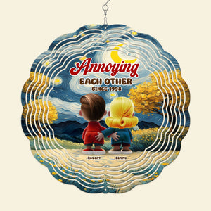 Personalized Gifts For Couple Wind Spinner 02ohti201224 - Ornament - GoDuckee