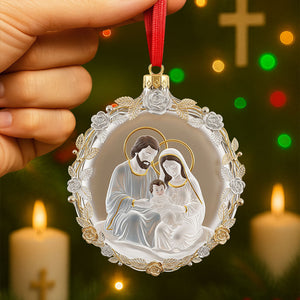 The Holy Family Ornament - Gifts For Family 01pati080925