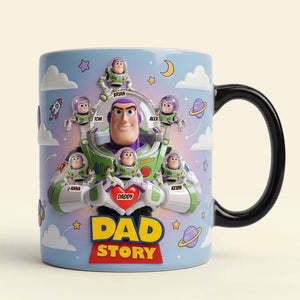 Space Hero Dad Magic Coffee Mug - Personalized Gifts For Dad 05nati300426
