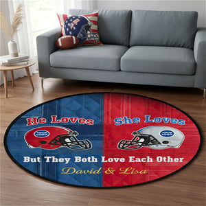 He Loves She Loves Quilted Round Mat - Personalized Gifts For Couple 02huti021025