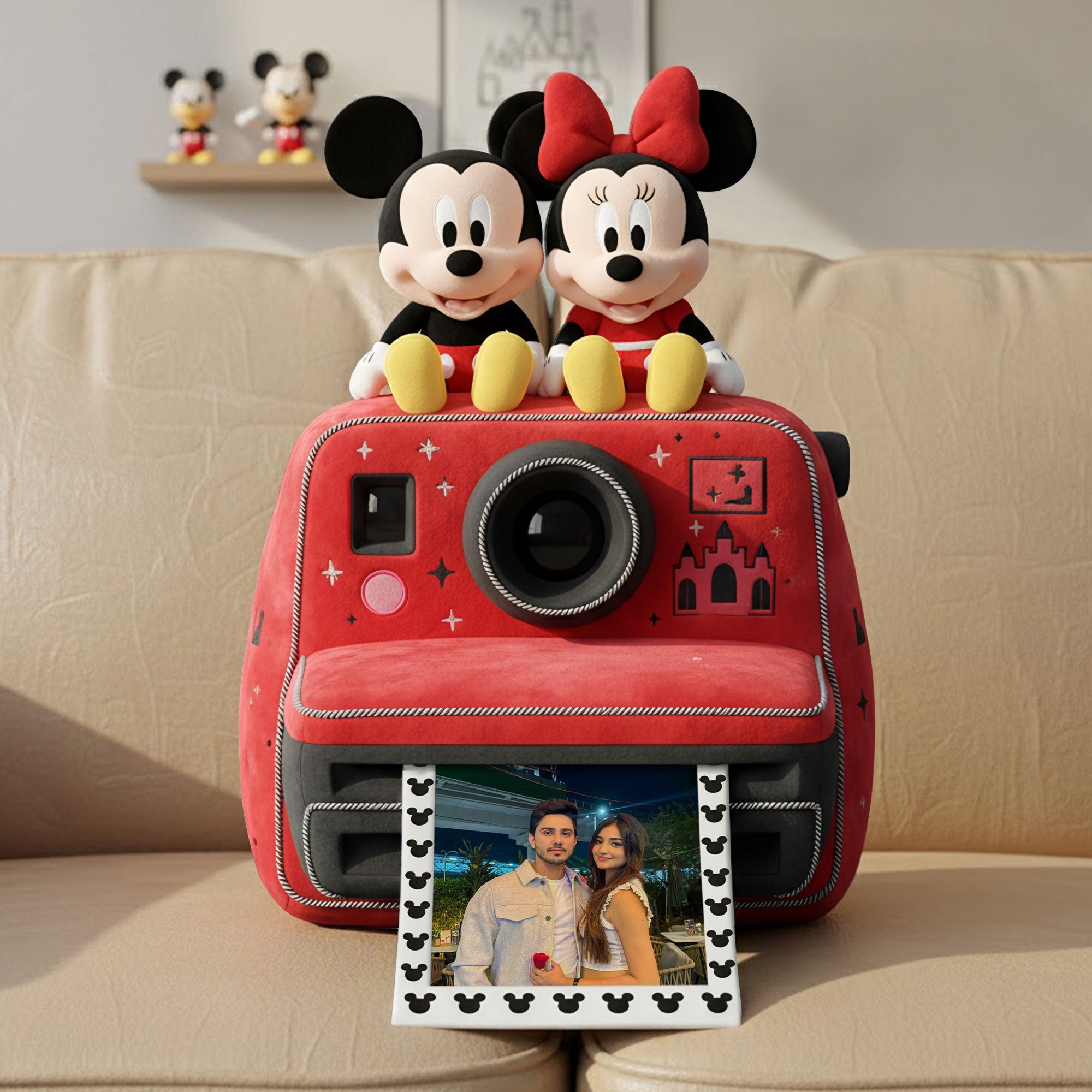 Couple Polaroid Pillow  - Personalized Gifts For Couple Valentine Pillow 07KITI151125