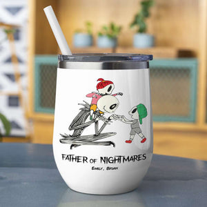 Dad Mom And Children 02QHDT230323 Personalized Black Coffee Mug - Coffee Mug - GoDuckee
