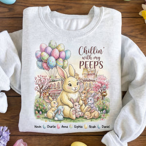 Soft Easter Grandma Rabbit Shirt, Personalized Gifts For Grandma & Mom 03QHTI100326