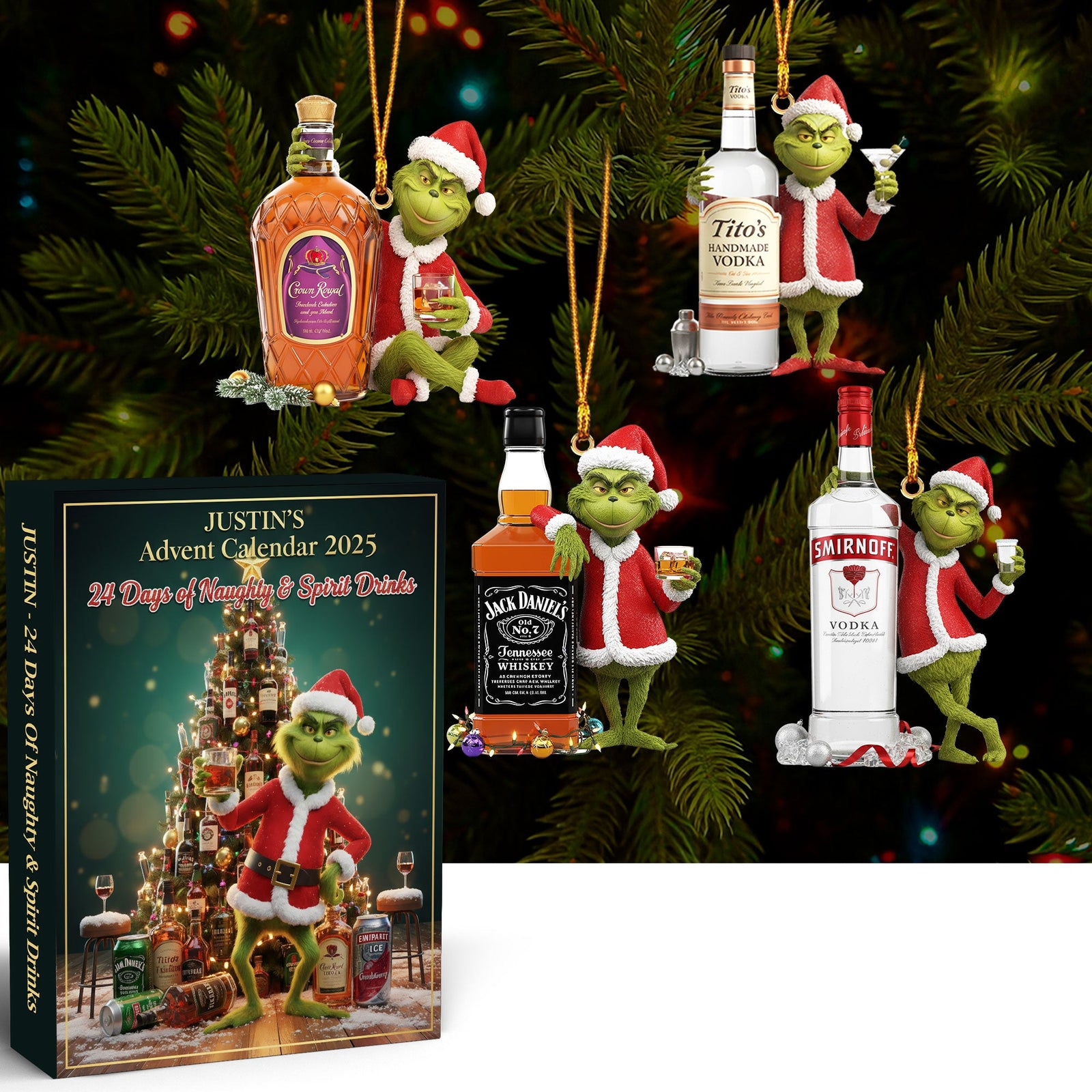 Christmas Drinking Monster Blind Box - Personalized Gifts For Drinking Lovers 04nati151025