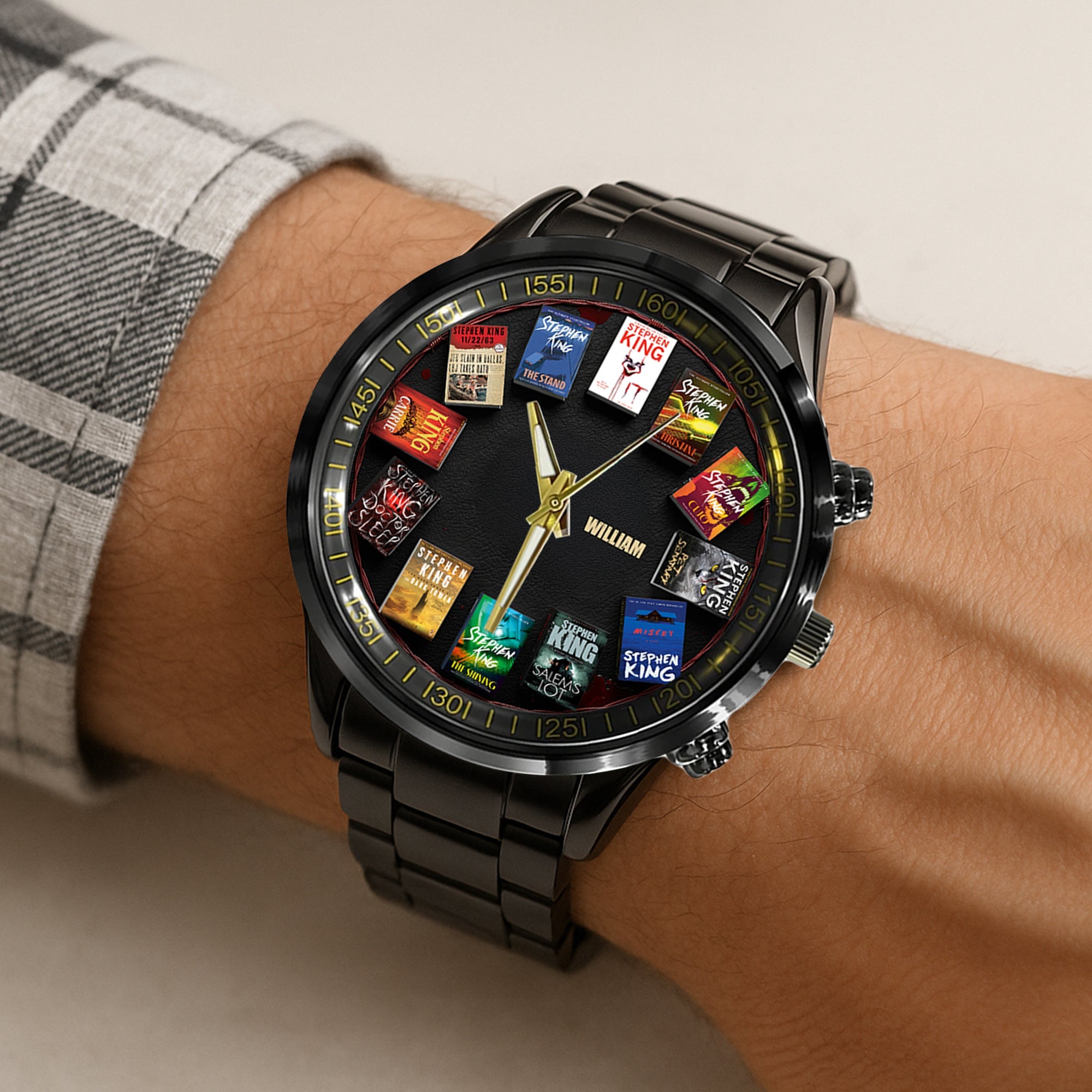 Novel Book Men's Watch - Personalized Gifts For Novel Lovers 04nati050825