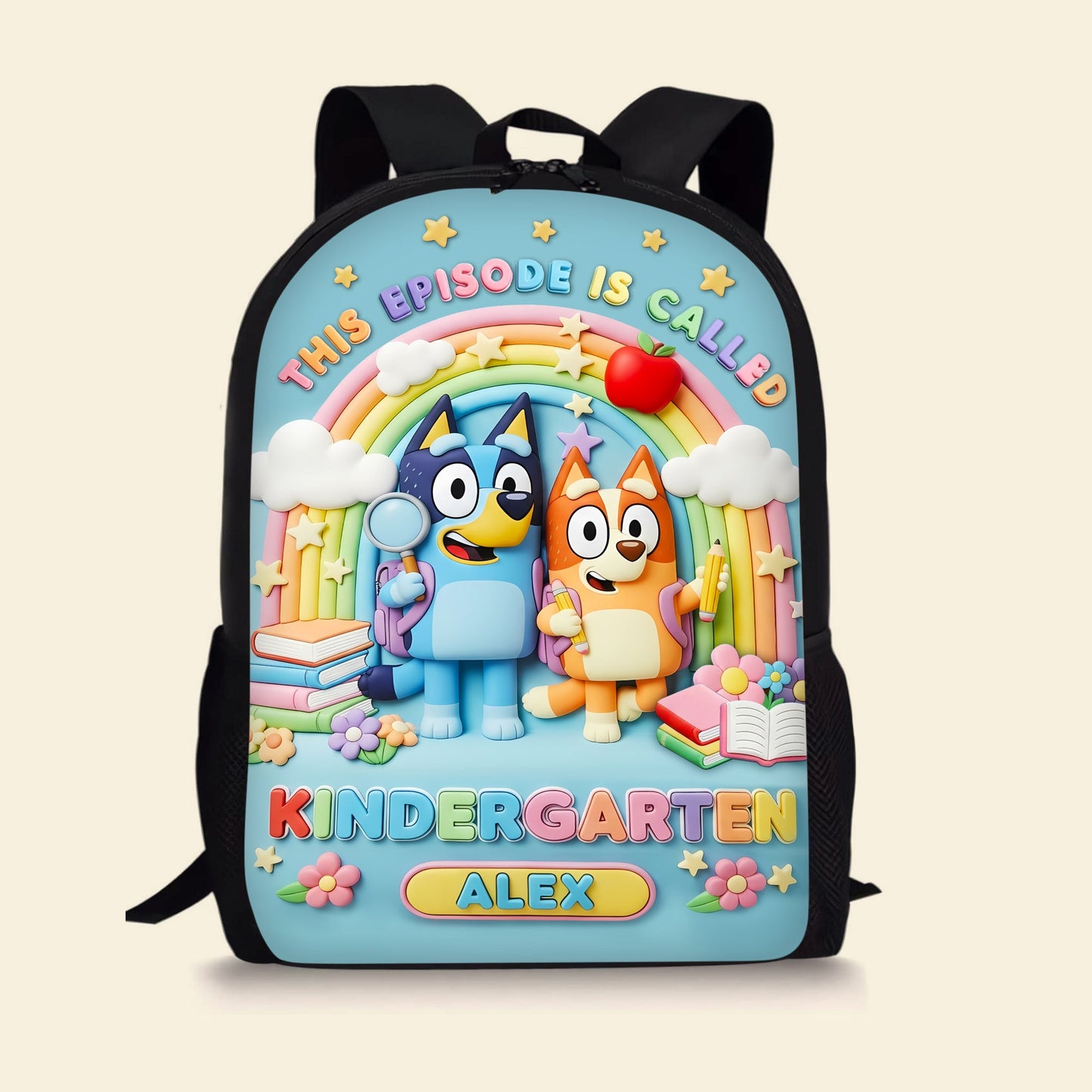 Cute Cartoon School Bag, Personalized Gifts For Kids 03qhti010825