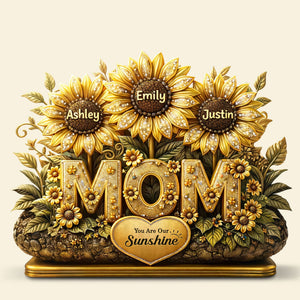 You Are Our Sunshine Acrylic Plaque - Personalized Gifts For Mother's Day 02TOTI030326