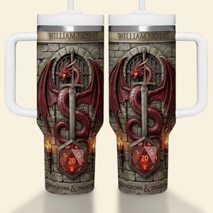 Dragon Tumbler - Personalized Gifts For Dragon Lover 01pati030226