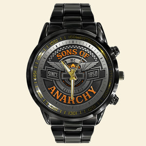 Motorcycle Club Of Freedom Men's Watch, Personalized Gifts For Biker 02qhti250725