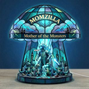 Majestic Monster Mom Acrylic Light Box, Personalized Gift For Mom 02QHTI240226