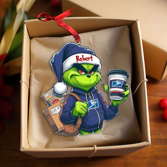 Personalized Gift For Postal Worker Ornament, How The Postal Worker Saved Christmas 06QHTI051124 - Ornament - GoDuckee