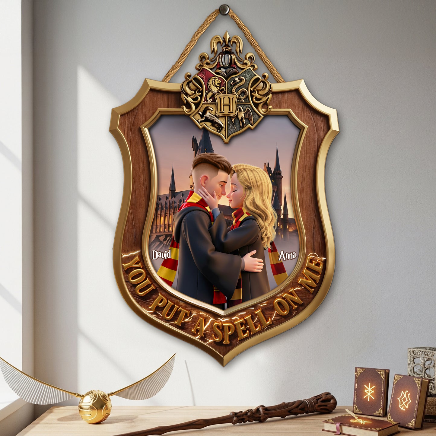 Fantasy Couple Wood Sign - Personalized Gifts For Couple 01ohti310725