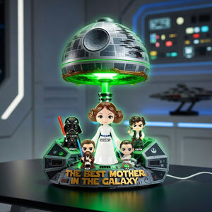 Spaceship Sci-fi Theme Mom Light Box - Personalized Gifts For Mother's Day Acrylic Light Box 02OHTI140426