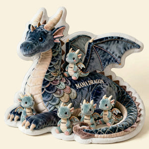 Dragon Mom Pillow  - Personalized Gifts For Mother's Day Pillow 04NATI110226