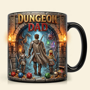 Adventure Underground Dad Magic Coffee Mug - Personalized Gifts For Father's Day Magic Mug 02NATI290426