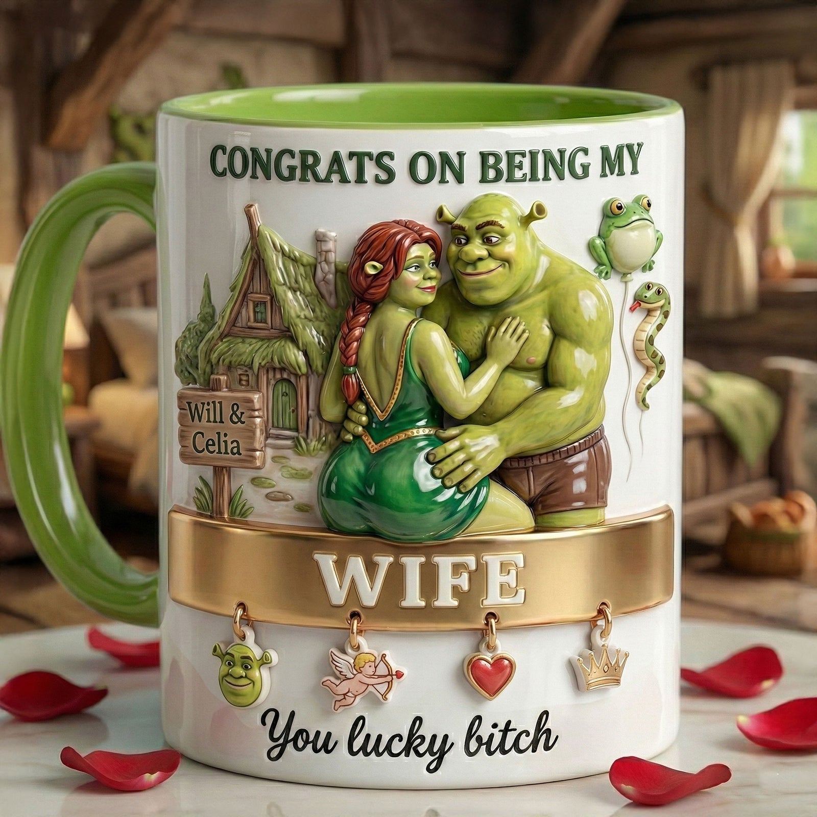Weird Couple Accent Mug, Personalized Gifts For Couple 03qhti050126
