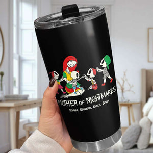 Dad Mom And Children 02QHDT230323 Personalized Black Coffee Mug - Coffee Mug - GoDuckee