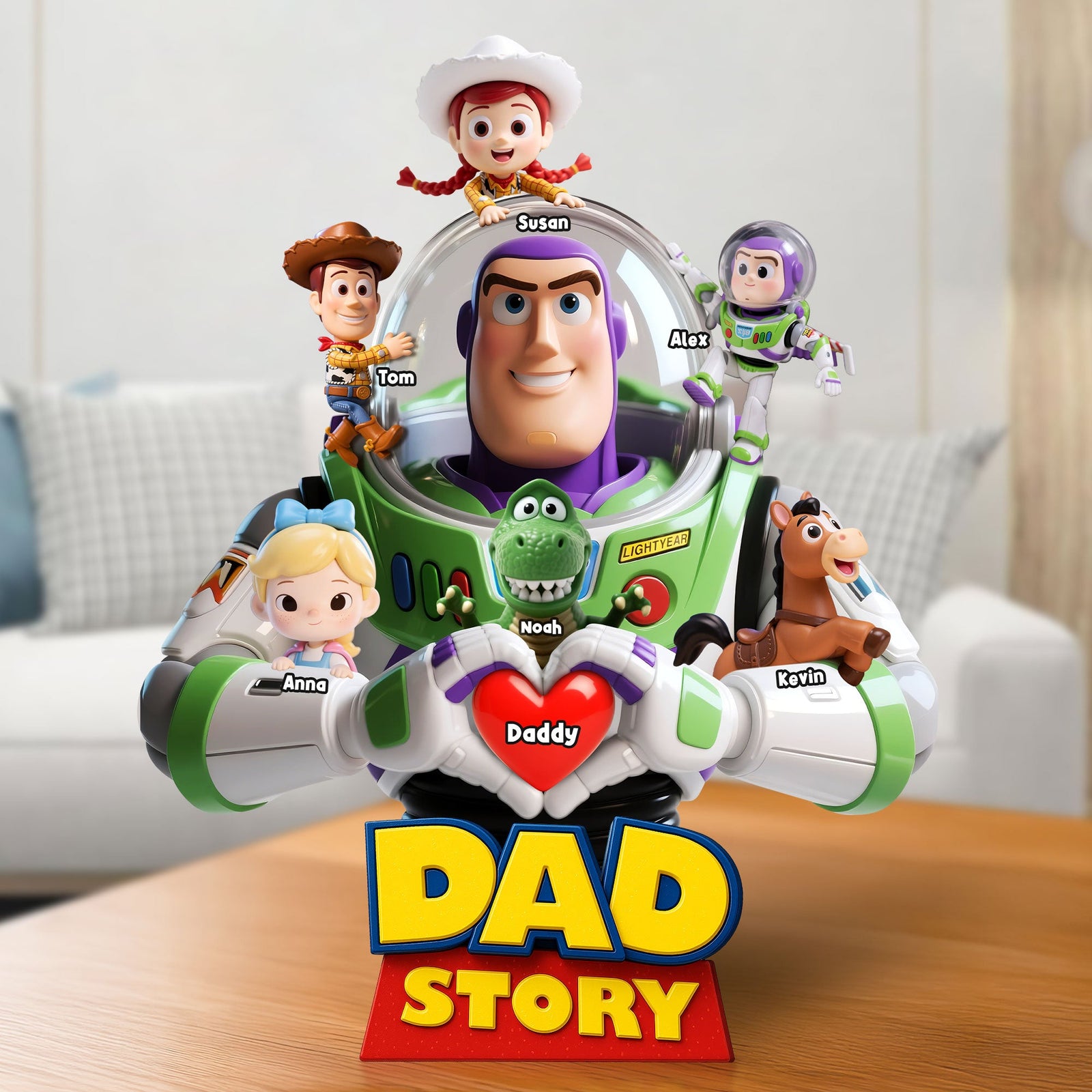 Dad Story Plaque - Personalized Gifts For Dad 04nati200525 - Shaped Plaques - GoDuckee