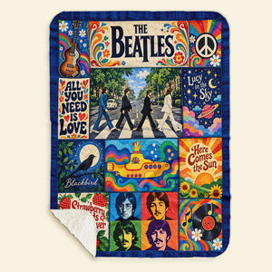 Legendary Music Band Blanket  - Personalized Gifts For Music Lover Blanket 03HATI061026