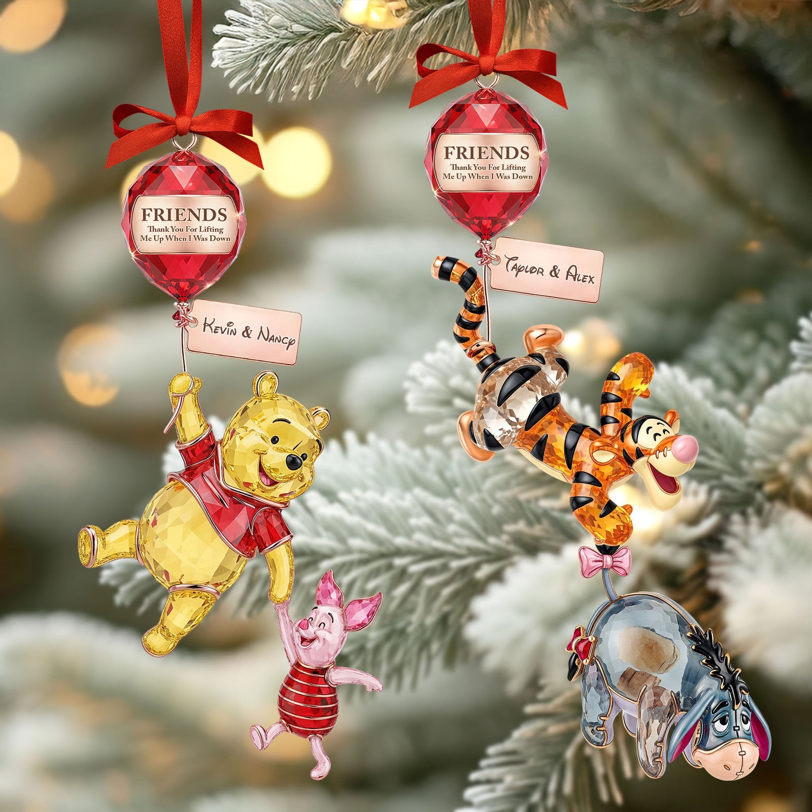 Good Friends Lift Each Other Up Ornament, Personalized Gifts For Friends 05qhti220925