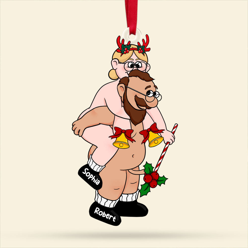 Personalized Gift For Couple Christmas Ornament 04ACTI041124PA - Ornament - GoDuckee