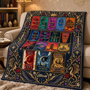 Book Series Blanket - Personalized Gifts For Fantasy Lovers 04nati071026