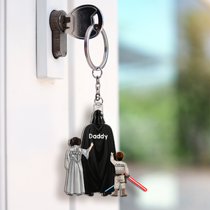 Galaxy Dad Keychain - Personalized Gifts For Dad 02qhhu070525hg - Keychains - GoDuckee