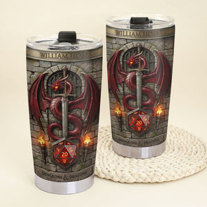Dragon Tumbler - Personalized Gifts For Dragon Lover 01pati030226
