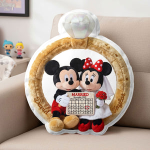 Wedding Couple Custom Shape Pillow - Personalized Gifts For Couples 05ohti101225