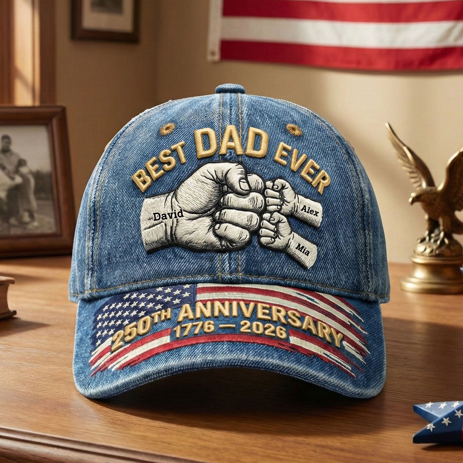 250th Anniversary Military Cap - Personalized Gift For Veteran Classic Cap 04NATI250226