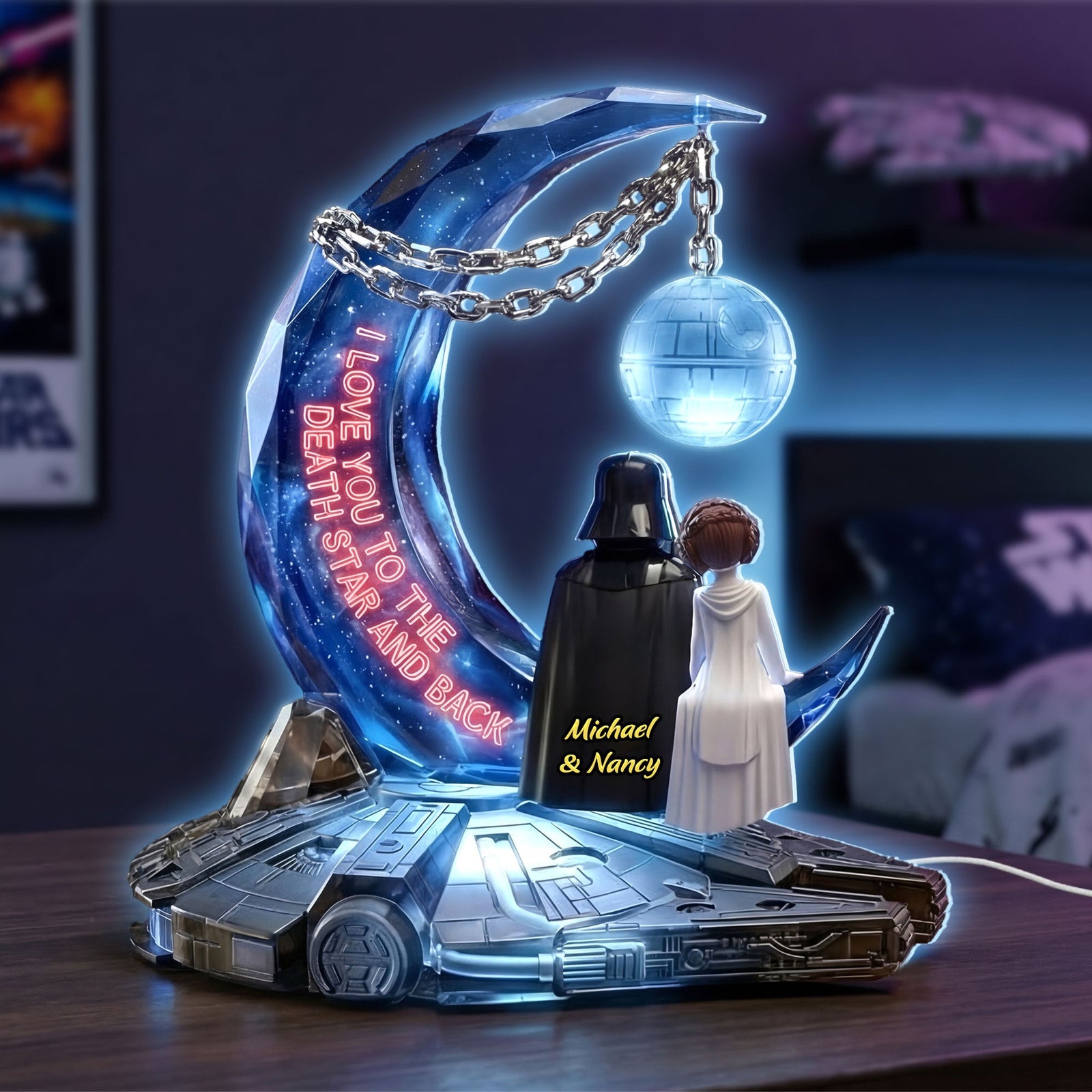 Romantic Couple Acrylic Light Box - Personalized Gifts For Couple 01pati291225-Homacus