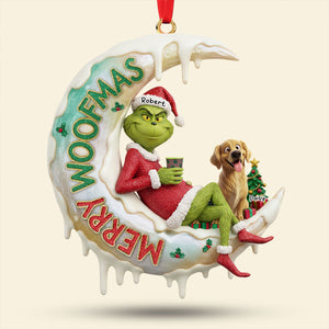 Green Monster Ornament - Personalized Gifts For Dog Lovers 03ohti250925