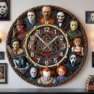 Villain Wall Clock [Personalized For Mary Watts Franklin]