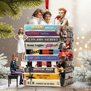 New Wave Geek Acrylic Ornament, Personalized Gift For Gen X and Gen Y 03QHTI031125