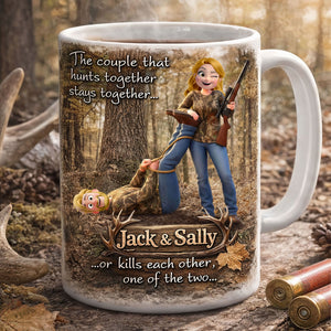 Hunting Couple Coffee Mug - Personalized Gifts For Couple 03huti270126