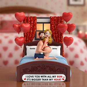 Cheeky Couple Acrylic Plaque - Personalized Gifts For Couple Plaque 04KITI271125-Homacus