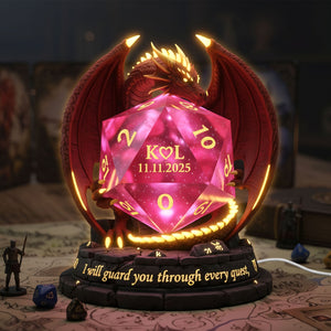 Fantasy Creature Acrylic Light Box - Personalized Gifts For Couples 01hyti051225