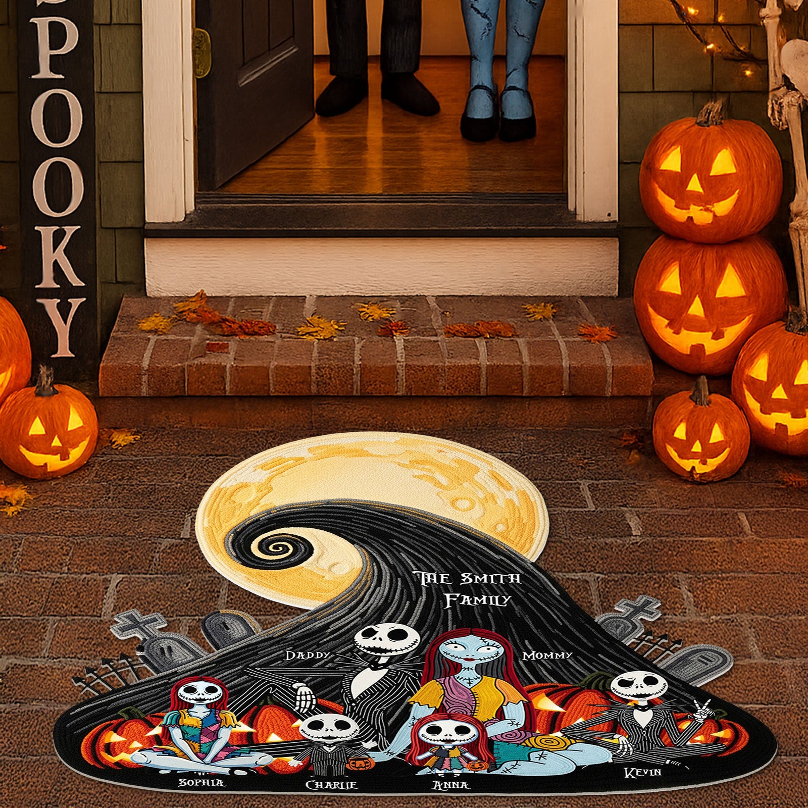Horror Family Doormat - Personalized Gifts For Family 04nati140825