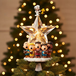 Singing Carol Tree Topper - Gifts For Christmas Acrylic Christmas Tree Topper 03PATI191125