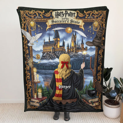 Wizard Blanket  - Personalized Gifts For Magic Lovers 02nati040625
