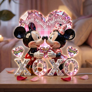 Romantic Couple Acrylic Light Box - Personalized Gifts For Couple 01pati150126