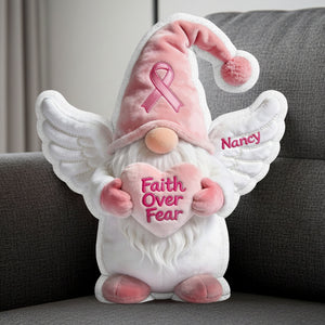 Gnome Cancer Awareness Custom Shape Pillow - Personalized Gifts 03nati111225