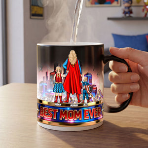 Powerful Mom And Kids Magic Ceramic Coffee Mug - Personalized Gifts For Mother's Day Magic Mug 05OHTI070426PA