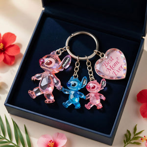 Lovely Mom Acrylic Tag Keychain - Personalized Gifts For Moms 01tgti140426