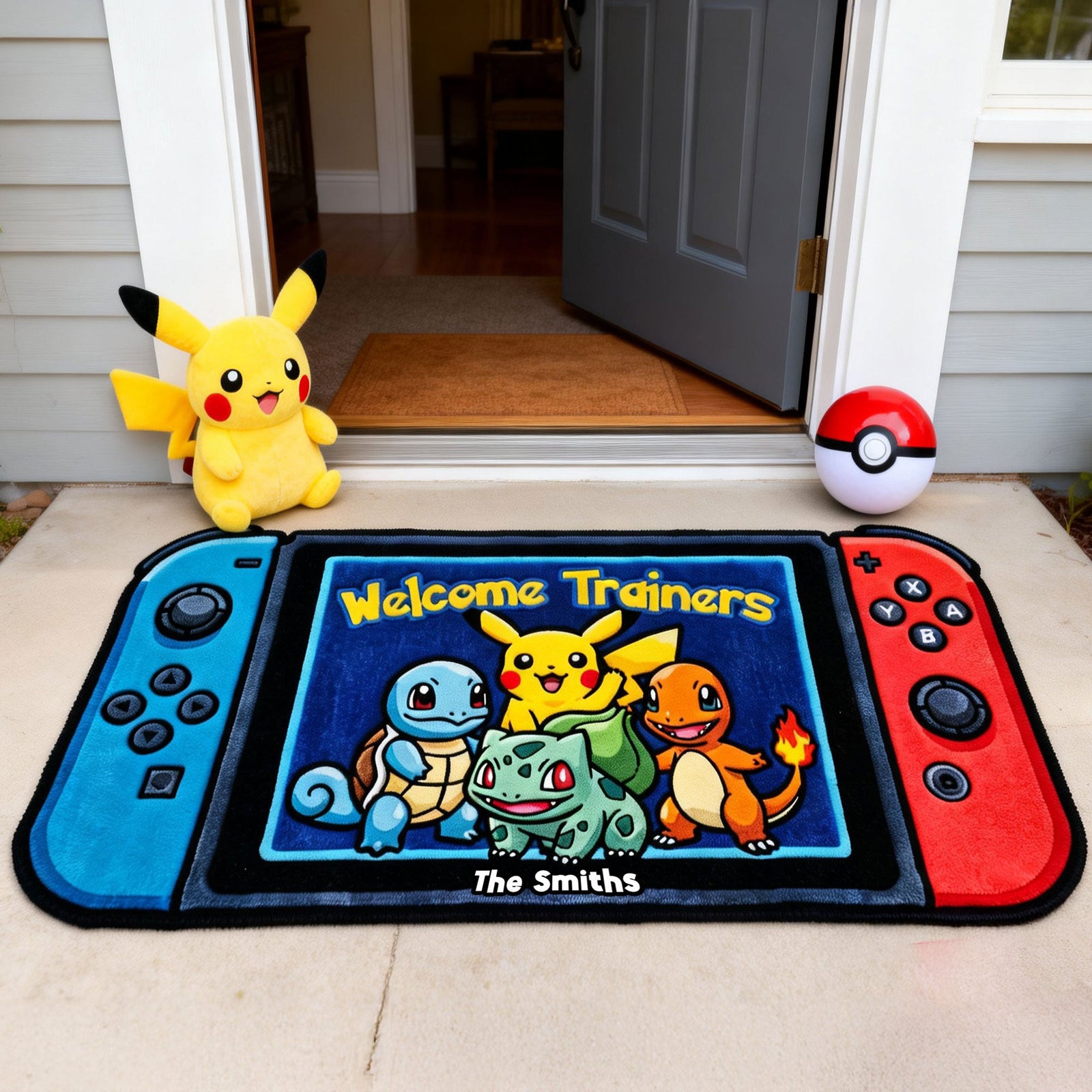 Retro Gamer Welcome Doormat - Personalized Gift For Family 02NATI290126