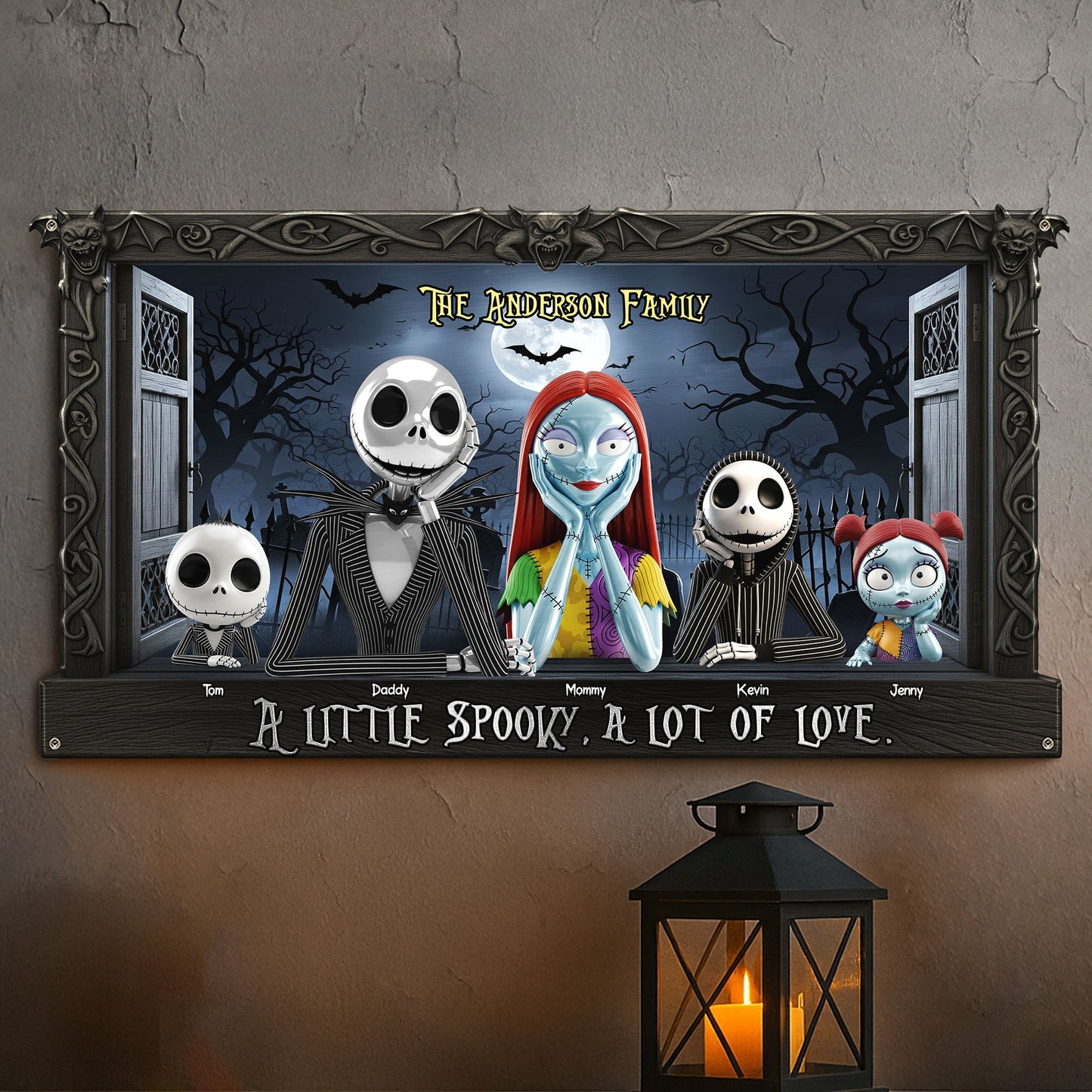 Horror Family Metal Sign - Personalized Gifts For Family 03pgti090825-Homacus