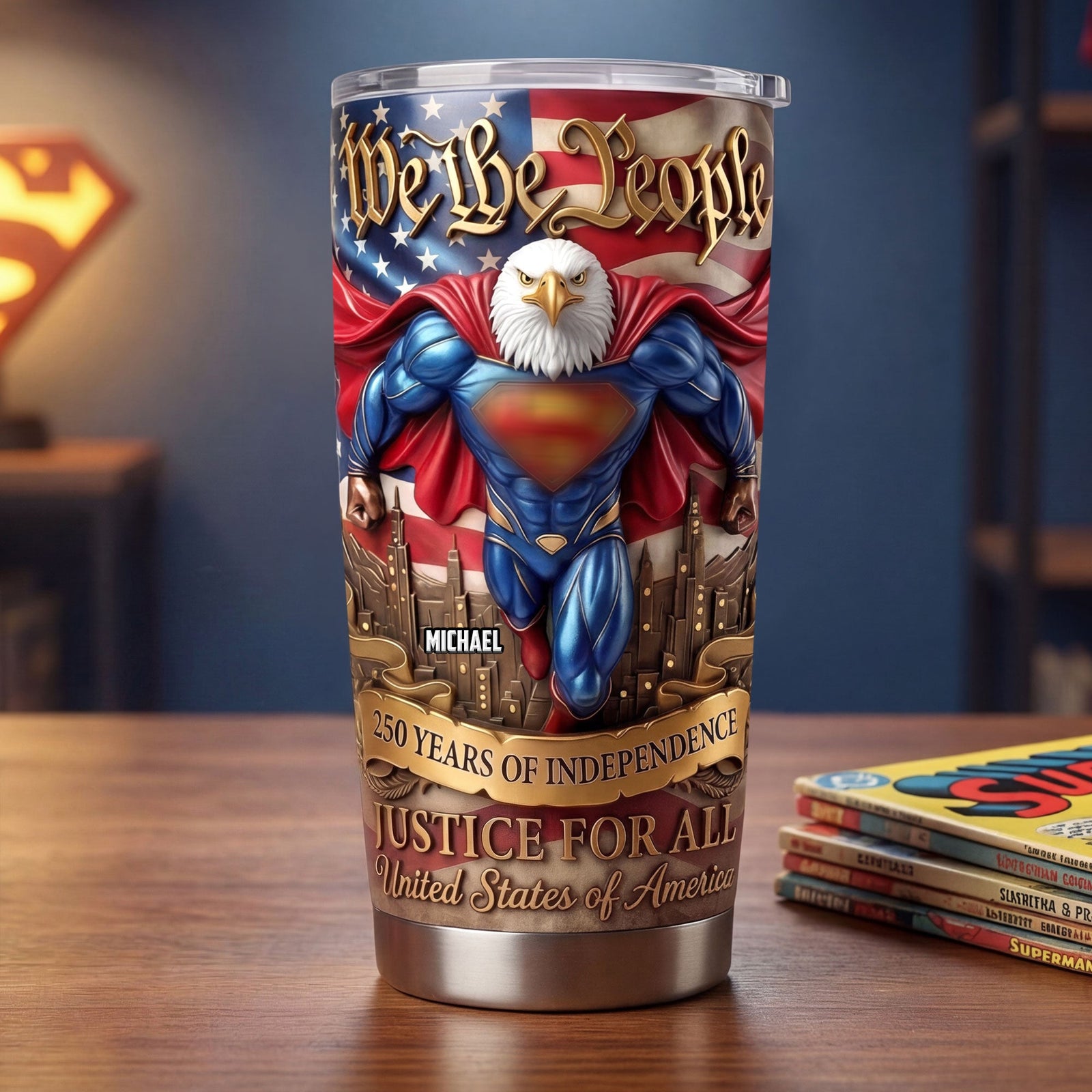 Fearless Eagle Guardians Tumbler - Personalized Gifts 02tyti060326