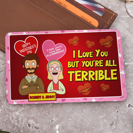 Personalized Gifts For Couple Wallet Card 01xqti101224hg - Wallet Card - GoDuckee