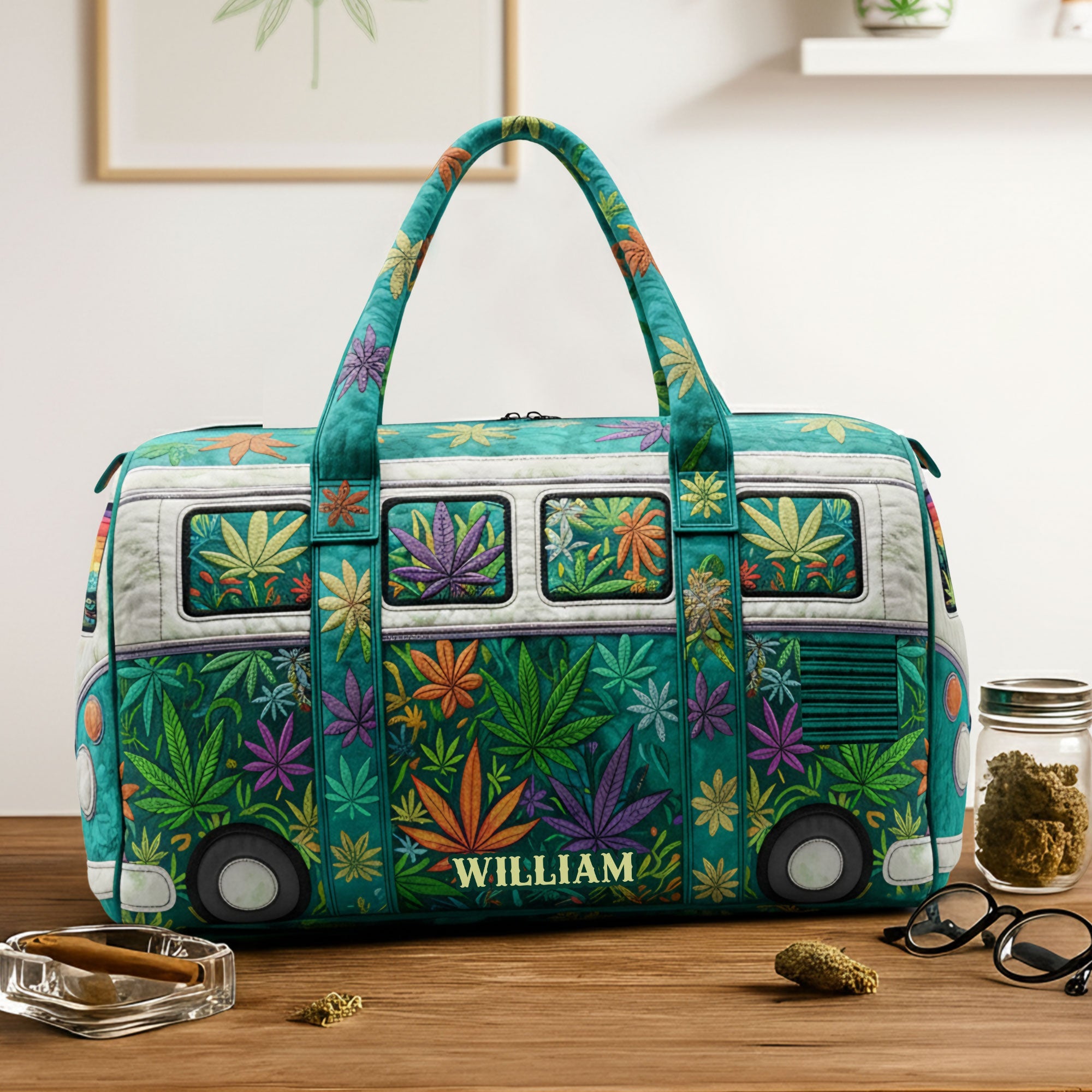 Personalized Gifts For Herb Lover Quilted Duffle Bag 04toti180925